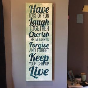 Inspirational Canvas wall decor